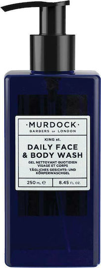 Murdock London Daily Face And Body Wash Αφρόλουτρο σε Gel για Άνδρες με Υαλουρονικό Οξύ Ενυδατικό 250ml