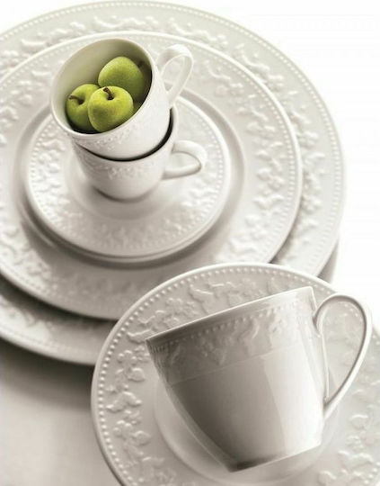 Oriana Ferelli Kea White Porcelain Dinnerware Set 20pcs