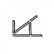 Topmaster Carpenters Angle Ruler Aluminum