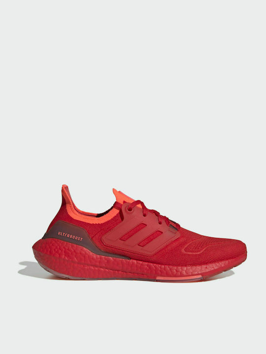 Adidas Ultraboost 22 Ανδρικά Αθλητικά Παπούτσια Running Vivid Red / Turbo