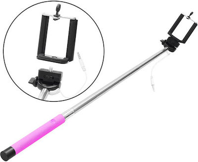 Blow DM-79 Selfie Stick με Καλώδιο 3.5mm Ροζ
