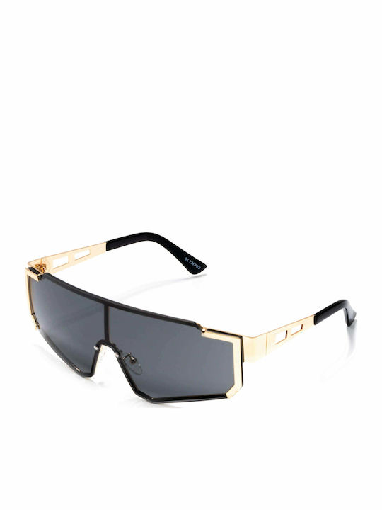 Olympus Sunglasses Xerxes Unisex Γυαλιά Ηλίου με Μεταλλικό Σκελετό Gold / Black 01-089