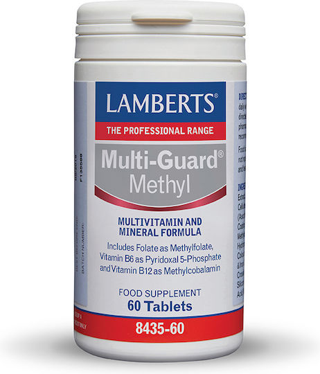 Lamberts Multi Guard Methyl Multivitamin for Energy, Immune System Boost & Antioxidant Action 60 Tablets