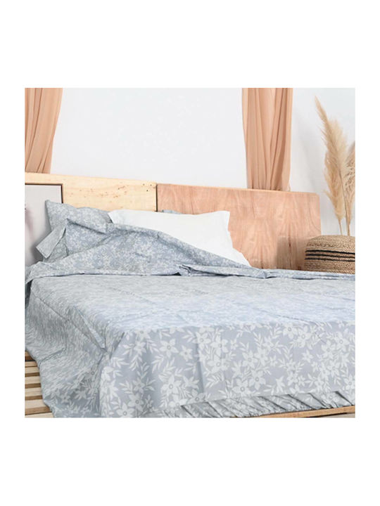 Sidirela Bettbezug Baumwolle Einzelbett 160x240 Sueno Gray