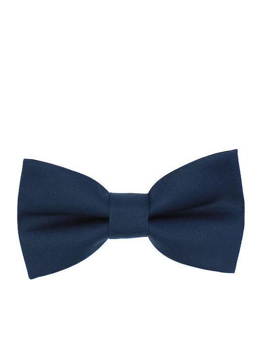 JFashion Handmade Cloth Bow Tie Navy Blue JFashion Handmade Cloth Bow Tie Navy Blue