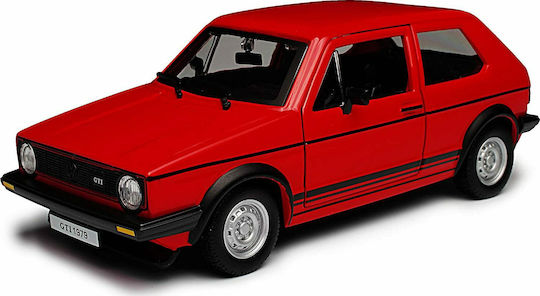 Bburago VW Golf MK1 Gti Red Αυτοκινητάκι Κόκκινο 1:24 για 3+ Ετών