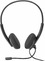 Digitus On Ear Multimedia Ακουστικά με μικροφωνο και σύνδεση 3.5mm Jack DA-12202
