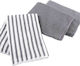 Kipper Cuistot Towel in Gray Color 40x40cm 3700273243452-5 3pcs