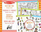 Melissa & Doug Албум със стикери Блок за рисуване с над 400 The City за Деца 4+ години+ Години