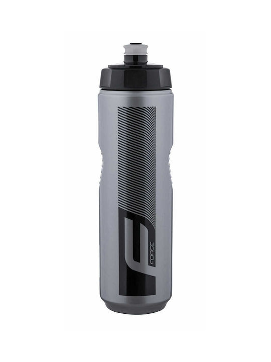 Force Quart Πλαστικό Παγούρι Ποδηλάτου 900ml Γκρι