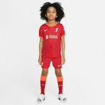 Nike Liverpool FC 2020/21 Home Kit Παιδικό Σετ Εμφάνισης Ποδοσφαίρου