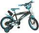 Toimsa Blue Ice 14" Kinder Fahrrad BMX mit Aluminiumrahmen Schwarz