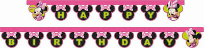 Procos Happy Birthday Minnie Mouse Ghirlande pentru Petrecere Minnie 1buc