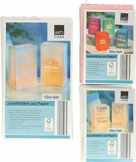 ArteLibre Party Lantern 26cm Various Colours