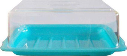 Homestyle Farfurie de brânză Plastic Albastru 1pcs