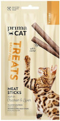 Prima Cat Treats Meat Sticks Cat Treats & Snacks in Stick Chicken & Liver for Adult Cats 15g Prima Cat Treats Meat Sticks Cat Treats & Snacks in Stick Chicken & Liver for Adult Cats 15g
