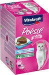 Vitakraft Poesie Gelee Wet Food for Adult Cats In Pouch with with Chunks In Jelly 6pcs 85gr