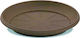 Atmosphera Πιάτο Γλάστρας Πλαστικό Spice Brown 55x55εκ. 10.04.0249SB
