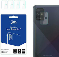 3MK Lens Protection 4pcs Camera Protection Tempered Glass Transparent for the Galaxy A71 3MK Lens Protection 4pcs Camera Protection Tempered Glass Transparent for the Galaxy A71