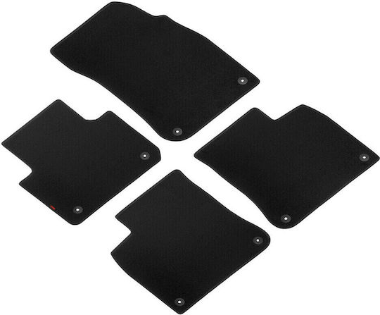 Lampa Set of Front and Rear Mats 4pcs for Volkswagen Touareg Black