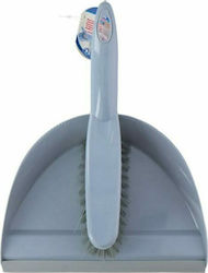 Lifetime Clean Plastic 16069 Dustpan & Brush Set Grey 32x24cm