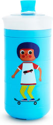 Munchkin Twisty Mix & Match Character Sippy Educational Sippy Cup Plastic Blue for 18m+m+ 266ml