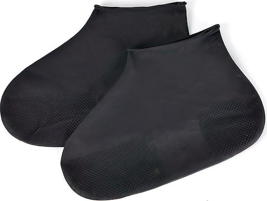 Wasserdichte Anti-Rutsch Silikonüberzüge Large Schwarz Schuhüberzüge 2Stück