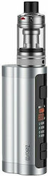 Aspire Zelos X Box Mod Kit 3ml Metallic Silver