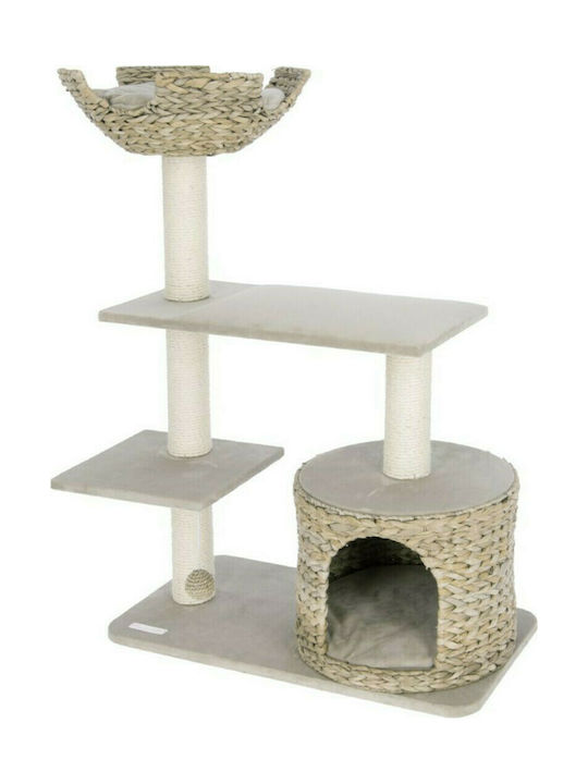 Kerbl Cat Scratching Post Cat Tree Beige In Beige Colour 70x35x100 cm 81592