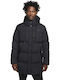Essentials Winter Jacke Parka Wasserdicht Schwarz