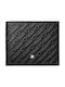 Mont Blanc M Gram Men's Leather Card Wallet Black