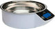 Kerbl Intelligent Stainless Steel Bowl Food for Dog & Cat 1.8lt in White Color