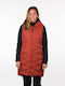 Street Raelyn Women's Long Puffer Jacket for Winter Rust