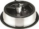 Croci Steel 2 in 1 Kunststoff Schalen Futter Langsame Fütterung für Hund 27cm in Weiß Farbe