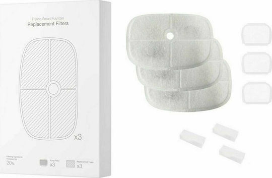 Petoneer Replacement Filters Πλαστική Ανταλλακτική Αντλία σε Λευκό Χρώμα
