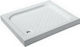 Rectangular Porcelain Shower White Eco 70x120x11cm