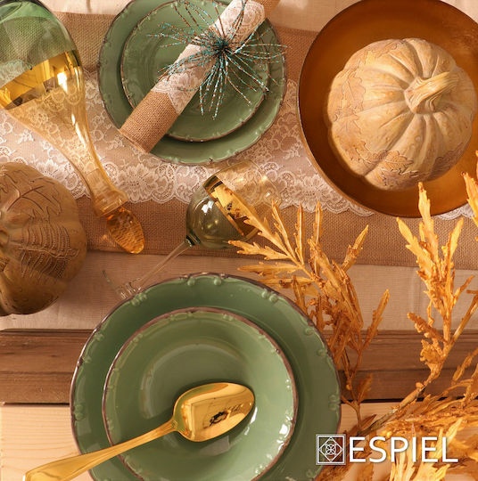 Espiel Ράνερ με Δαντέλα Μπεζ / Λευκό 30x180εκ.