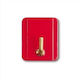 Viosarp Plastic Wall Hanger Fix No33 Red 3x4cm 1pc