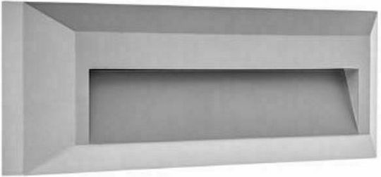 Lineme Wall-Mounted Outdoor Ceiling Light LED IP65 2.5W with Warm White Light 23x8εκ.