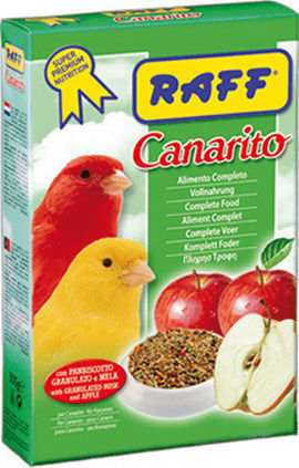 Raff Canarito Τροφή για Καναρίνια με Μήλο & Μπισκότα 0.5kg