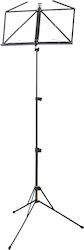 Hercules BS-030BB Notenständer Für Musik Höhe 60-120cm in Schwarz Farbe