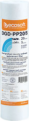 Ecosoft from Polypropylene 10" 5 μm DGD-PP20/5 Ecosoft from Polypropylene 10" 5 μm DGD-PP20/5