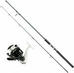 Dam Set Spinning Fishing Rod for Spinning with Reel 2.40m 20-40gr