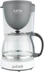 Estia Gusto Filter Coffee Maker 750W White