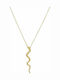 Honor Omano Snake Pendant with design Snake from Gold Plated Silver