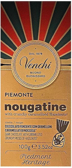 Venchi Nougatine Chocolate Milk Hazelnut 100gr