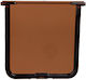 Trixie Door Dog Spare Part made of Plastic in Brown Color 15.8 x 14.7cm