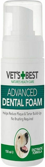 Vet's Best Mouthwash Foam Bay Leaf Mint Dog Dental Foam against Bad Breath 150ml