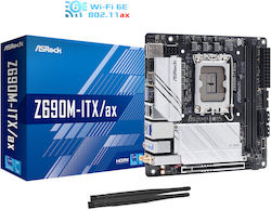 ASRock Z690M-ITX/ax Wi-Fi Motherboard Mini ITX with Intel 1700 Socket