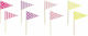 Jabadabado Colorful Flags Toothpicks for Party
